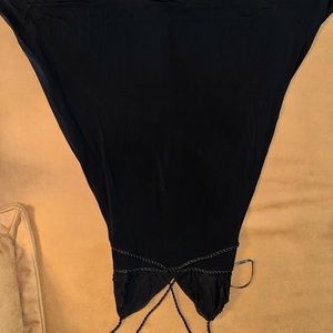 Bebe black with Rope trim